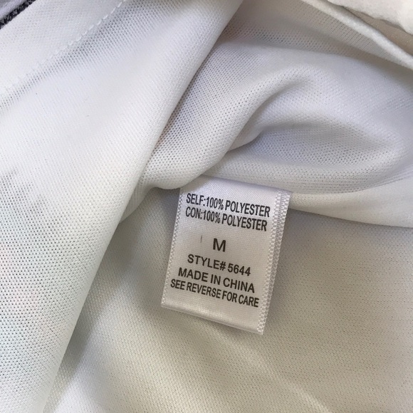 FREEWAY size M white embroidered mini skirt - Picture 5 of 7